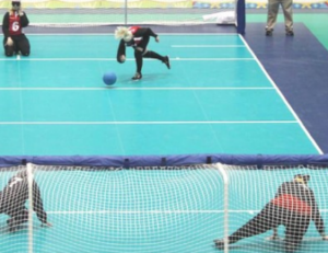 Goalball for youth with visual impairments at Spaulding Hospital in Massachusetts. png