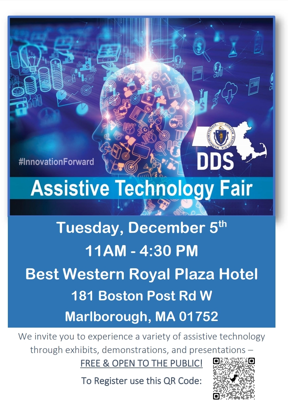 Assistive Technology Fair in Marlborough, with the Department of Developmental Services